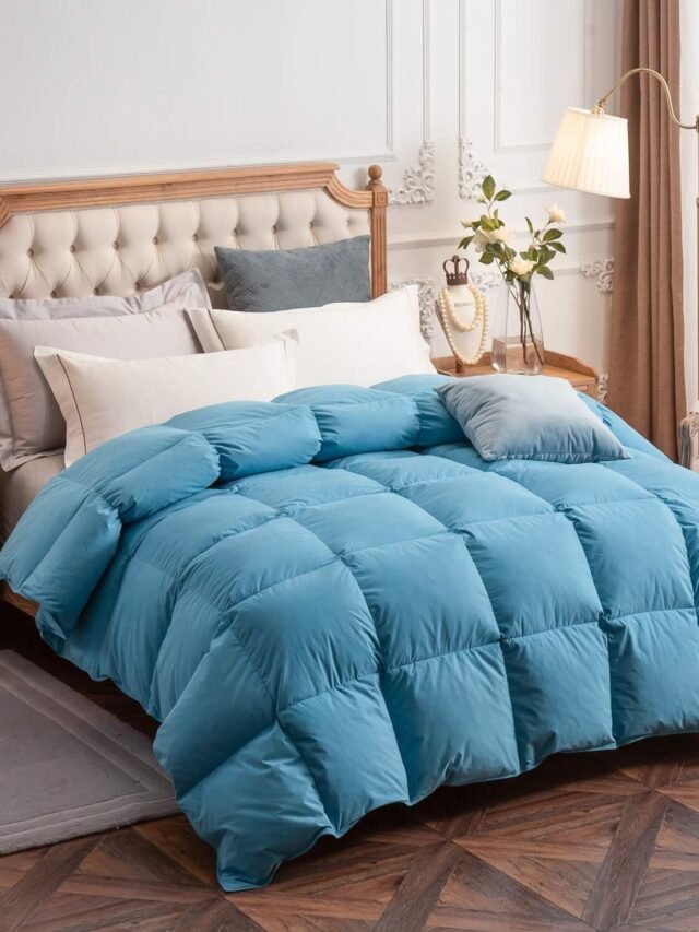 Royoliving Premium Comforter | Queen Size | Turquoise 100% Cotton