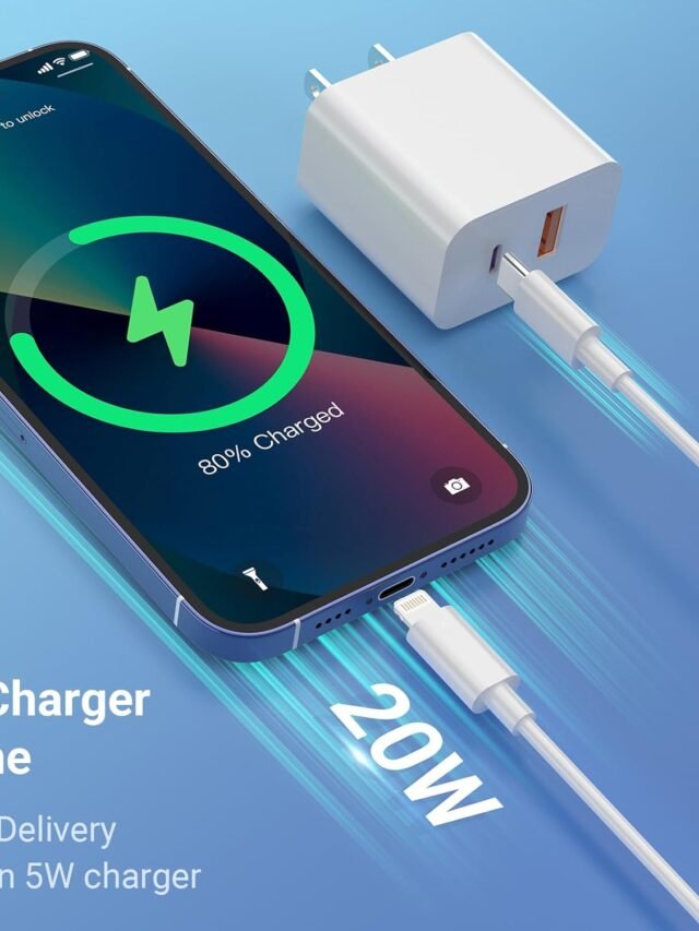 iPhone Fast Charger | 3Pack | Dual Port | 6FT USB C to Lightning Cable